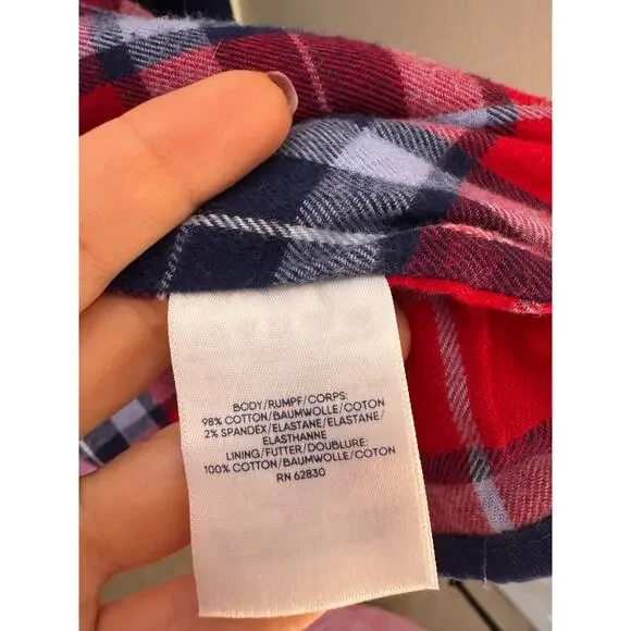 Lands' End XXL Flannel Lined Cotton Barn Jacket - Picture 4 of 5